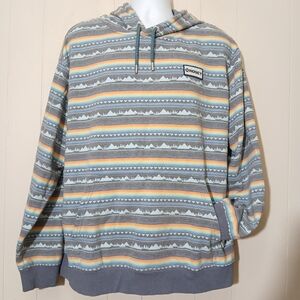 Hooey Hoodie Men's XXL Sweatshirt Teton Aztec Southwestern Blue